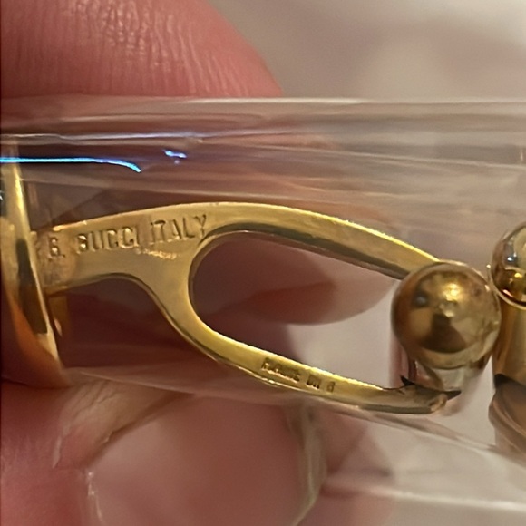 Gucci Snaffle Horse Bit Cufflink- Gold - Picture 6 of 6